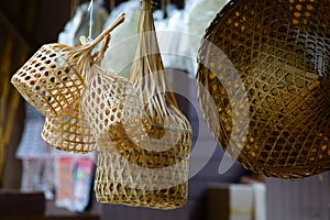 Thai wicker baskets