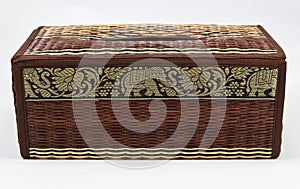 Thai wicker tissue box