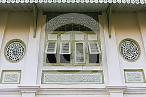 Thai window tradition style in Phrae province