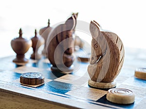 Thai wooden chess