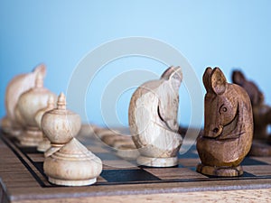 Thai wooden chess