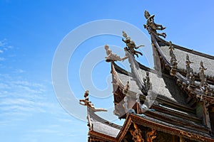 Thai Wooden Temple in Pattaya