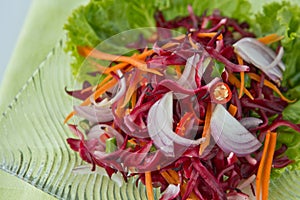 Thaifood, Flowers salad