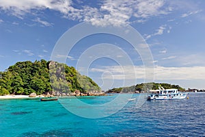 Thailand. Andaman sea. Similan. Diving boat