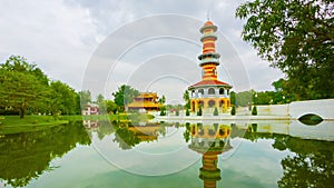 Thailand, Ayuthaya, Bang Pa-In Palace. Tower