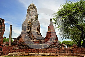 Thailand Ayutthaya Wat Ratburana or Ratchaburana