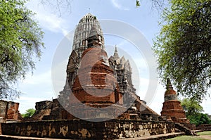 Thailand Ayutthaya wat Ratburana or Ratchaburana