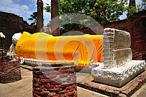 Thailand Ayutthaya Wat Yai Chai Mongkhon photo