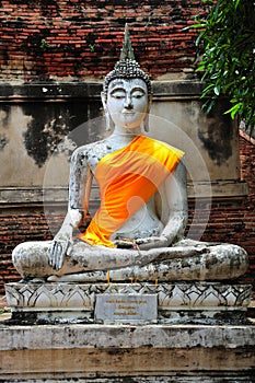 Thailand Ayutthaya Wat Yai Chai Mongkhon