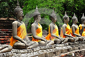 Thailand Ayutthaya Wat Yai Chai Mongkhon