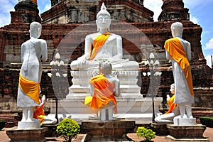 Thailand Ayutthaya Wat Yai Chai Mongkhon photo