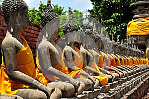 Thailand Ayutthaya Wat Yai Chai Mongkhon