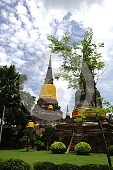 Thailand Ayutthaya Wat Yai Chai Mongkhon