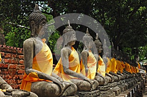 Thailand Ayutthaya Wat Yai Chai Mongkhon