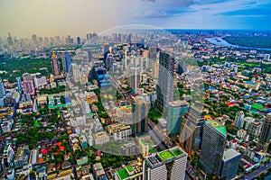 Thailand Bangkok cityscape (Mahana Corn Observatory) photo