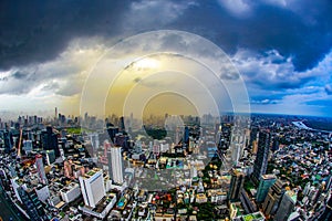 Thailand Bangkok cityscape (Mahana Corn Observatory) photo