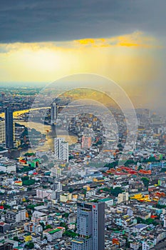 Thailand Bangkok cityscape (Mahana Corn Observatory) photo