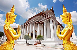 Thailand bangkok travel , Wat Ratchanaddaram is major tourist d