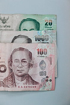 Thailand banknote bath