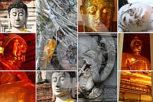 Thailand Buddha statues