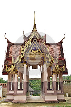 Thailand, a building devoted to the worship, or regarded as the dwelling place, or other objects of religio photo