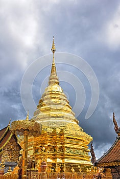 Thailand, Chiang Mai City, Wat Phra That Doi Suthep Temple