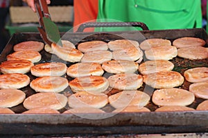 Thailand dessert, Mix flour, coconut and then fried.