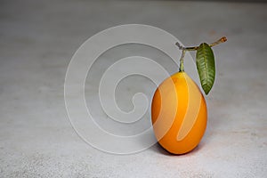 Thailand fruit : Marian Plum on white background