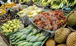 Thailand fruit sold in supermarkets