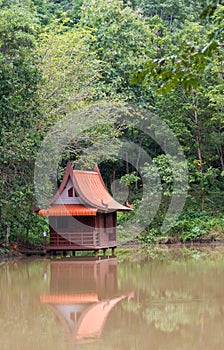 Thailand House The smaller built above the ground water in the swamps.