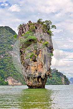 Thailand James Bond stone Island, Phang Nga