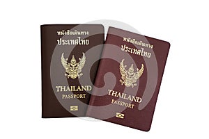 Thailand Passport Isolated
