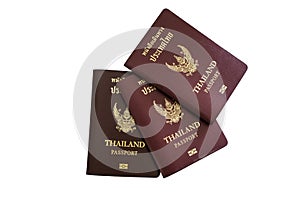 Thailand Passport Isolated