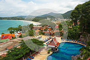 Thailand, phuket island. Aerial view