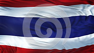 THAILAND Realistic Waving Flag Background