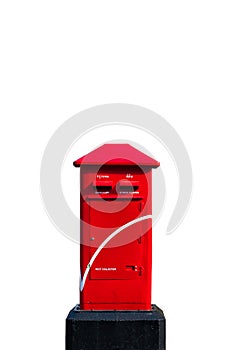 Thailand red post box