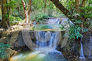 Thailand\'s small waterfall in the forest