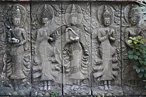 Thailand`s traditional stucco
