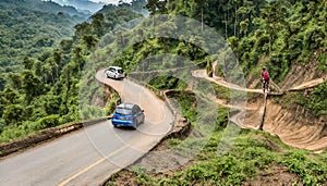 Thailand Steepest Road not yet on Google Maps, Mae Tuen to Mae Ramat Rural