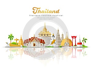 Thailand tourism festival building landmark