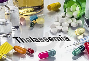 Thalassemia, Medicines As Concept Of Ordinary Treatment, Conceptual Image