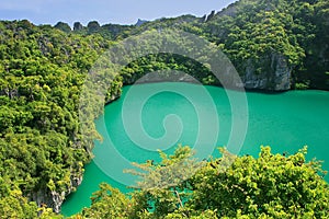 Thale Nai lagoon, Mae Koh island, Ang Thong National Marine Park