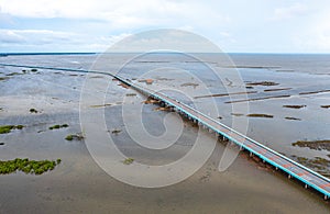 Thale Noi bridge in Phatthalung, Thailand