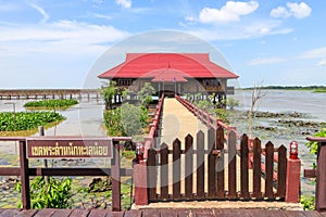 Thale Noi royal villa in Phatthalung Province, Thailand