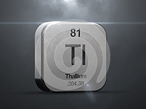 Thallium element from the periodic table