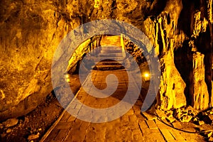 Tham Khao Luang cave in Phetchaburi, Thailand