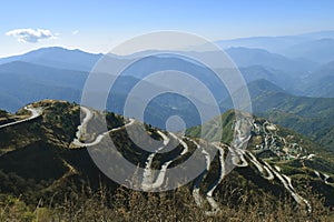 The Thambi view point near Zuluk coursing through the famous silk route which connects India and China