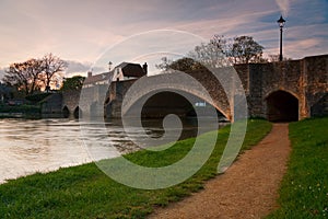 Thames In Abingdon near Oxford, UK