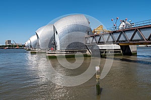 Thames Barrier in London, England