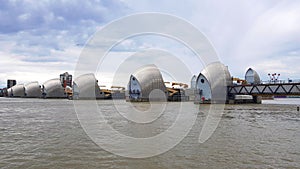 Thames Barrier,  River Thames, London uk